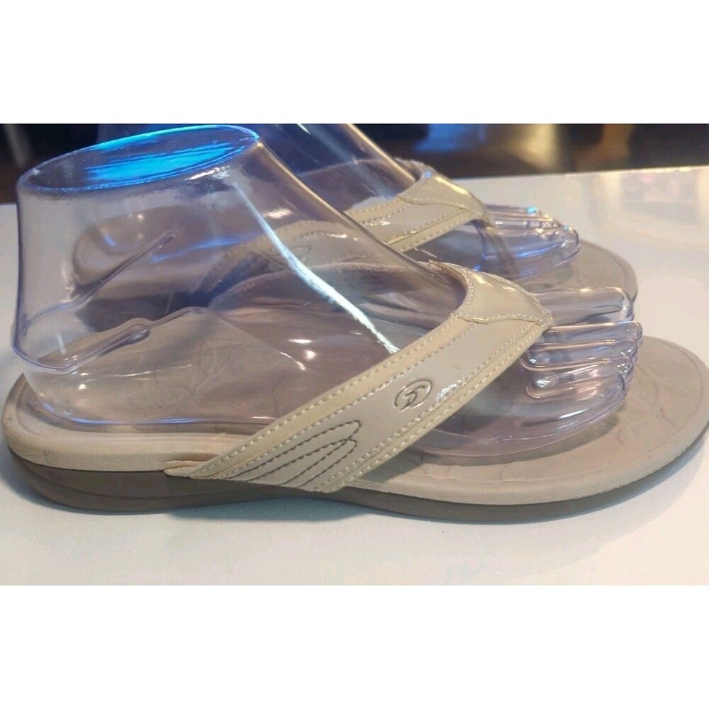 Dr. Scholl's Sandals Flip Flops Advanced Comfort Series Taupe Sz US 8 - Picture 6 of 11
